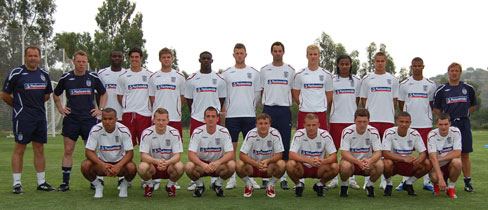 The Under-21s in La Cala